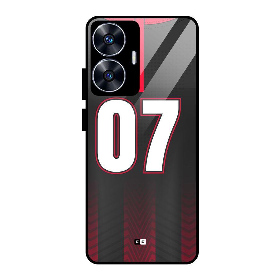 Jersy No 7 Glass Back Case for Realme Narzo N55