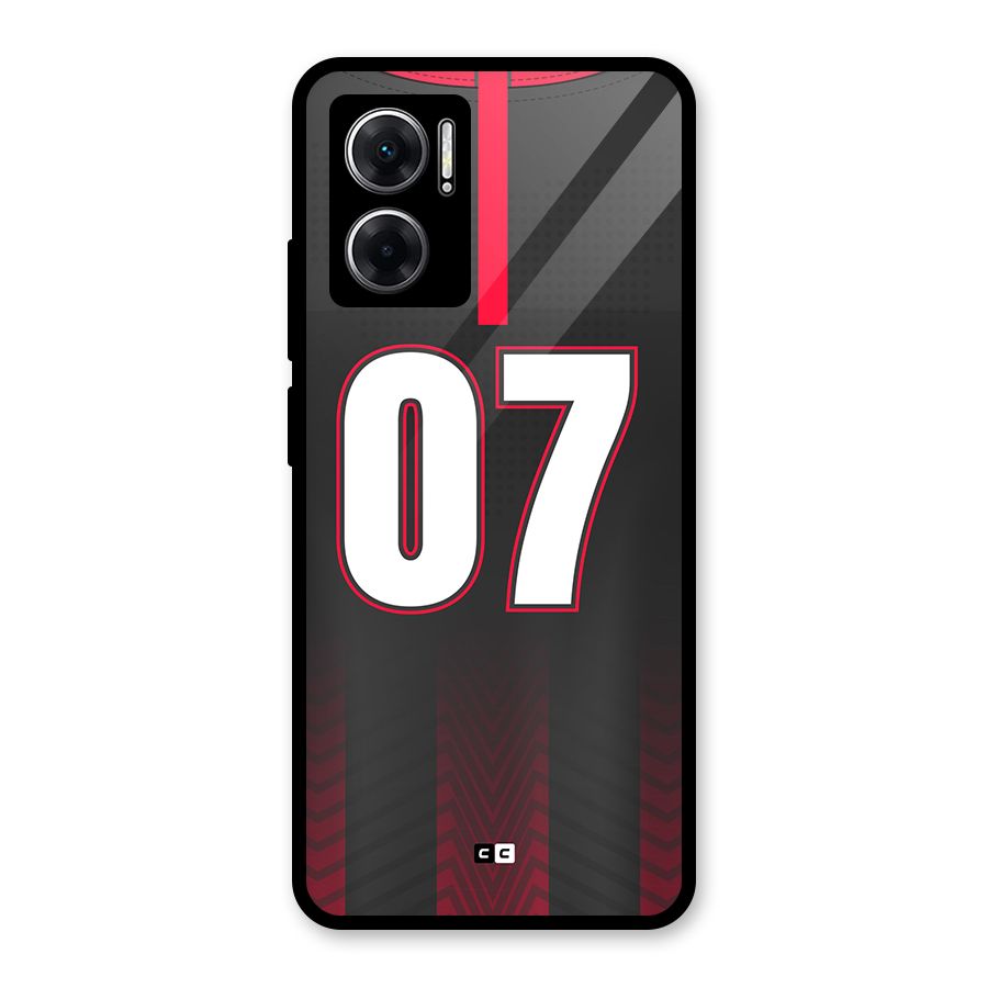 Jersy No 7 Glass Back Case for Redmi 11 Prime 5G
