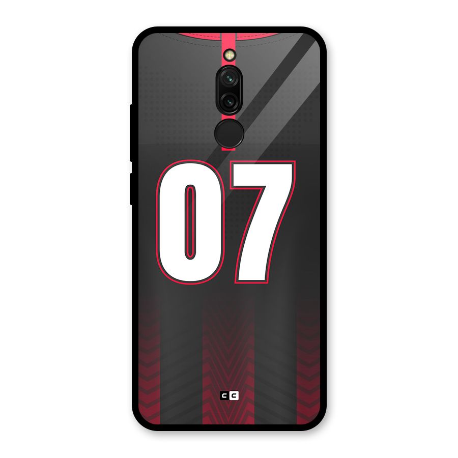 Jersy No 7 Glass Back Case for Redmi 8