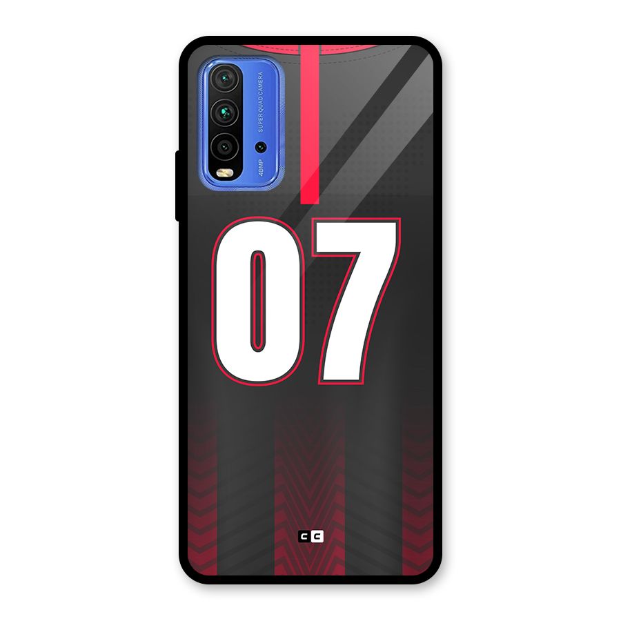 Jersy No 7 Glass Back Case for Redmi 9 Power