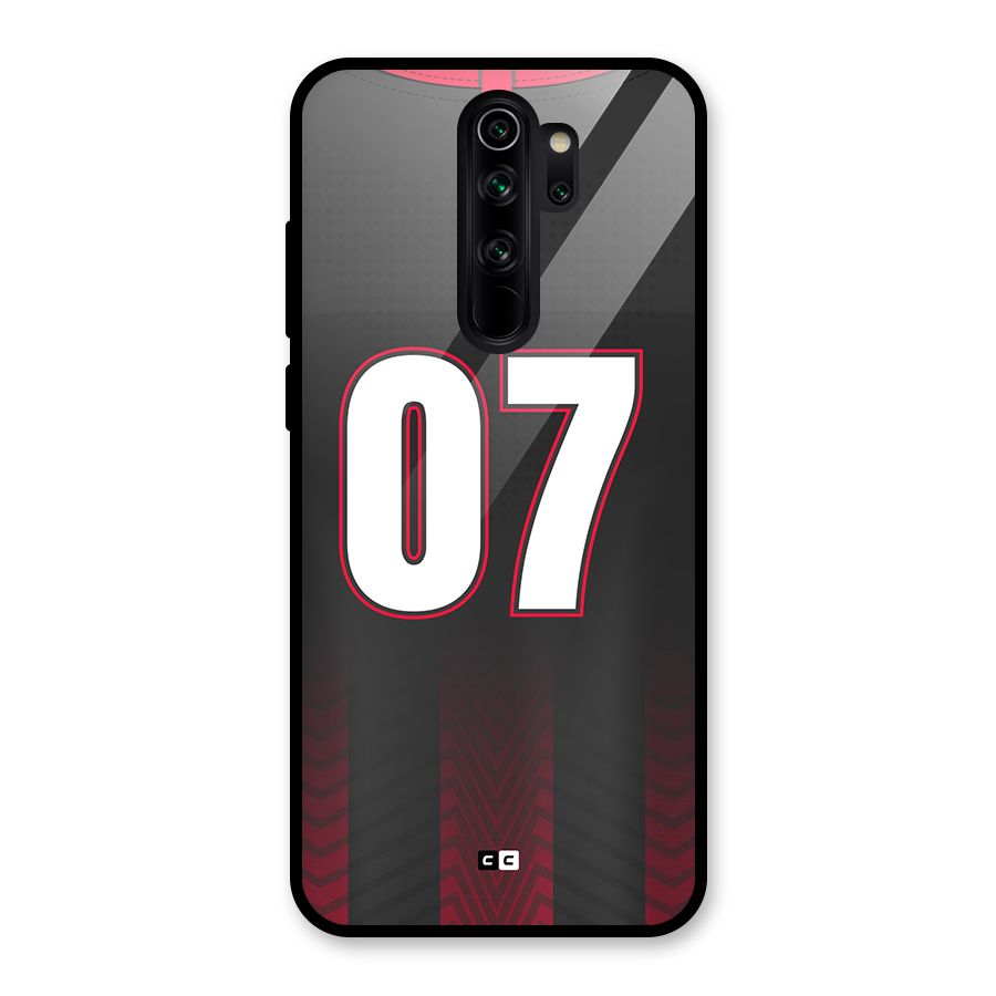 Jersy No 7 Glass Back Case for Redmi Note 8 Pro