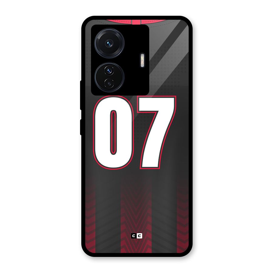 Jersy No 7 Glass Back Case for Vivo T1 Pro