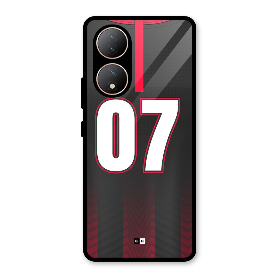 Jersy No 7 Glass Back Case for Vivo T2