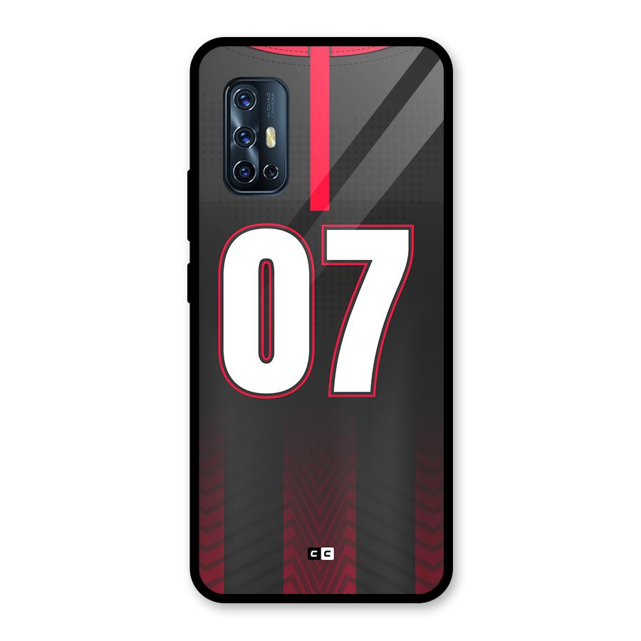 Jersy No 7 Glass Back Case for Vivo V17