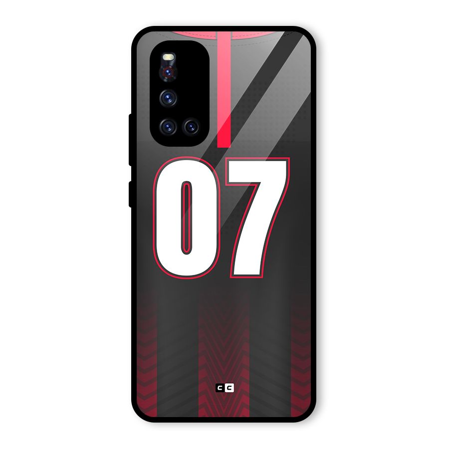 Jersy No 7 Glass Back Case for Vivo V19