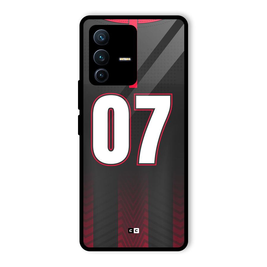 Jersy No 7 Glass Back Case for Vivo V23 Pro