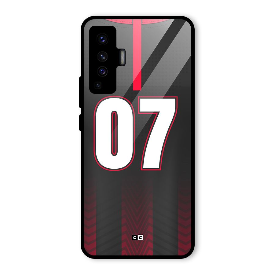 Jersy No 7 Glass Back Case for Vivo X50