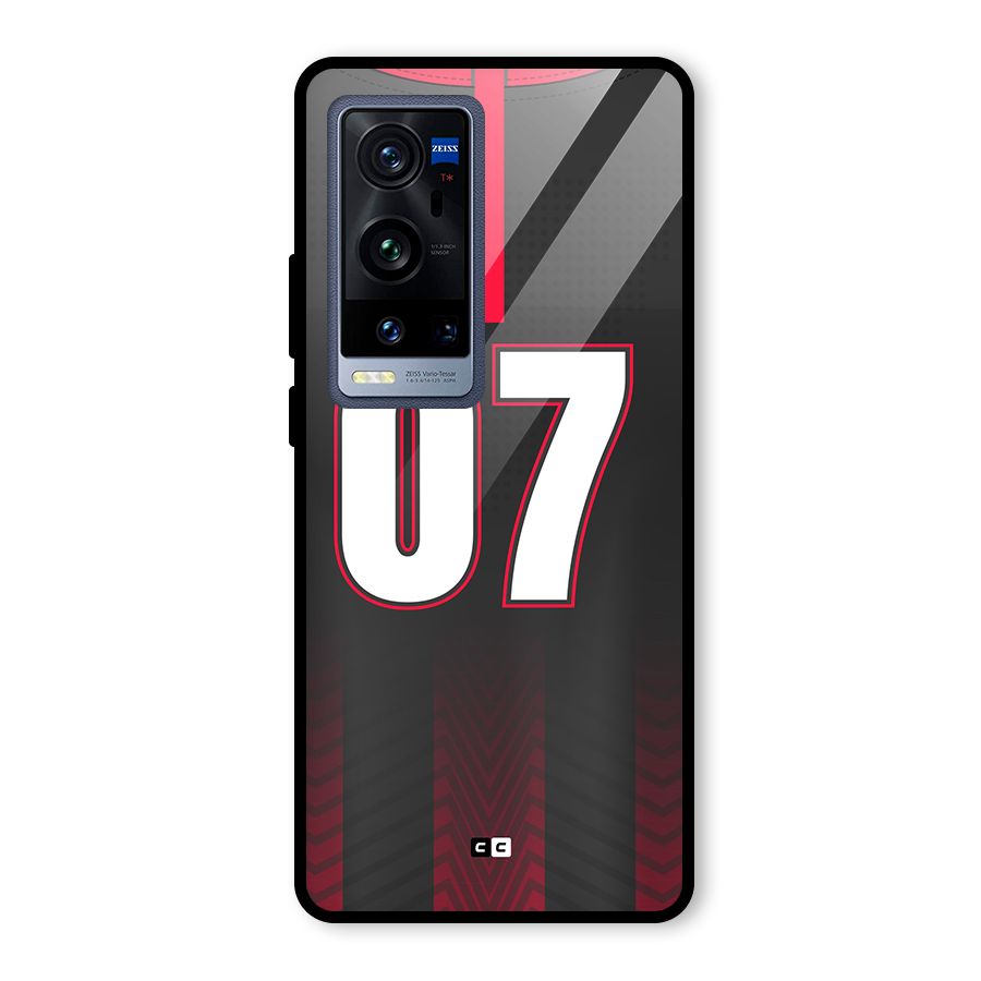Jersy No 7 Glass Back Case for Vivo X60 Pro Plus