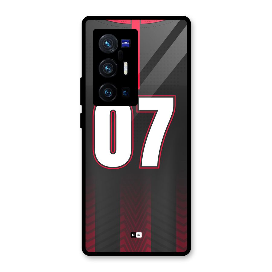 Jersy No 7 Glass Back Case for Vivo X70 Pro Plus