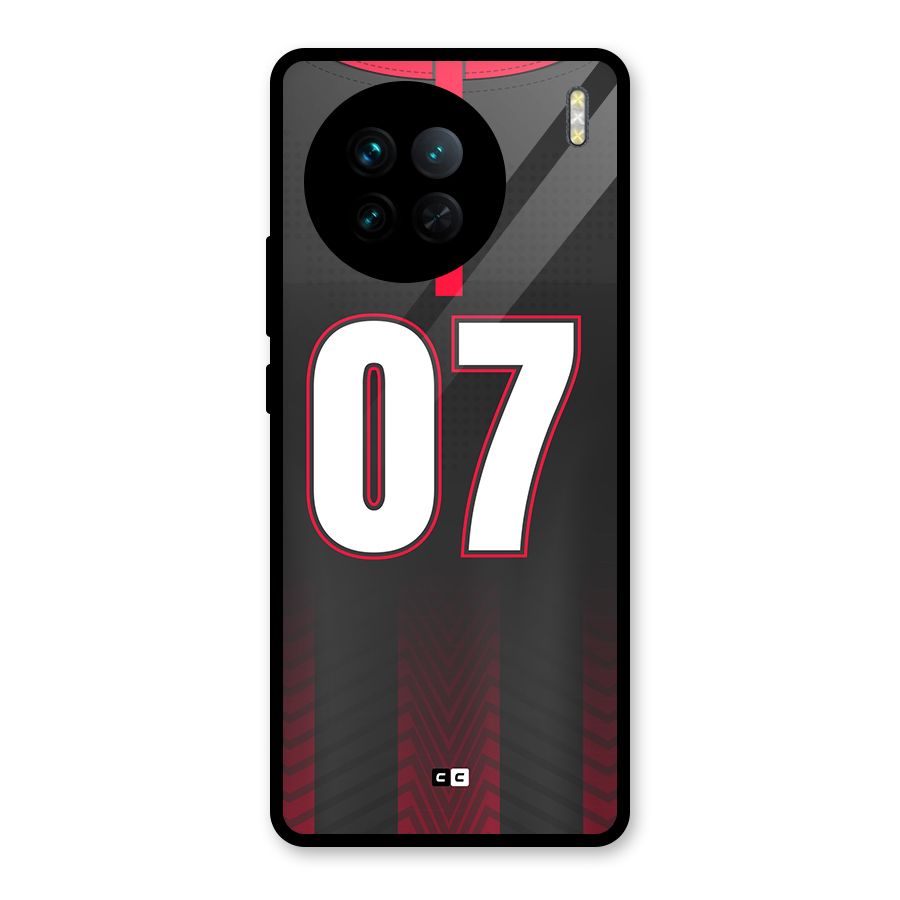Jersy No 7 Glass Back Case for Vivo X90