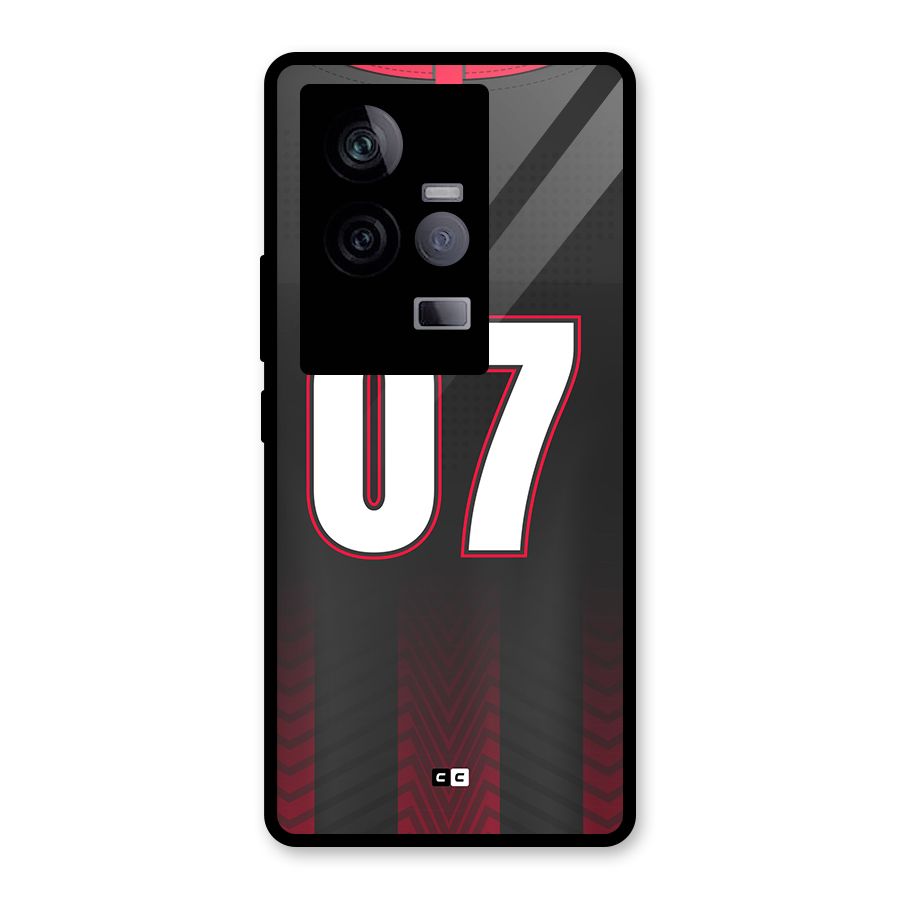 Jersy No 7 Glass Back Case for Vivo iQOO 11 5G