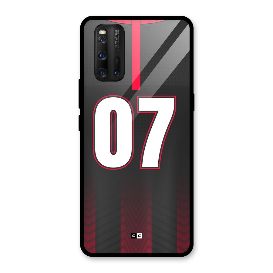 Jersy No 7 Glass Back Case for Vivo iQOO 3