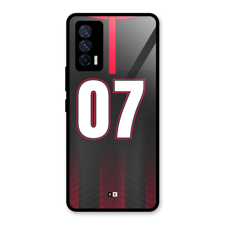 Jersy No 7 Glass Back Case for Vivo iQOO 7 5G