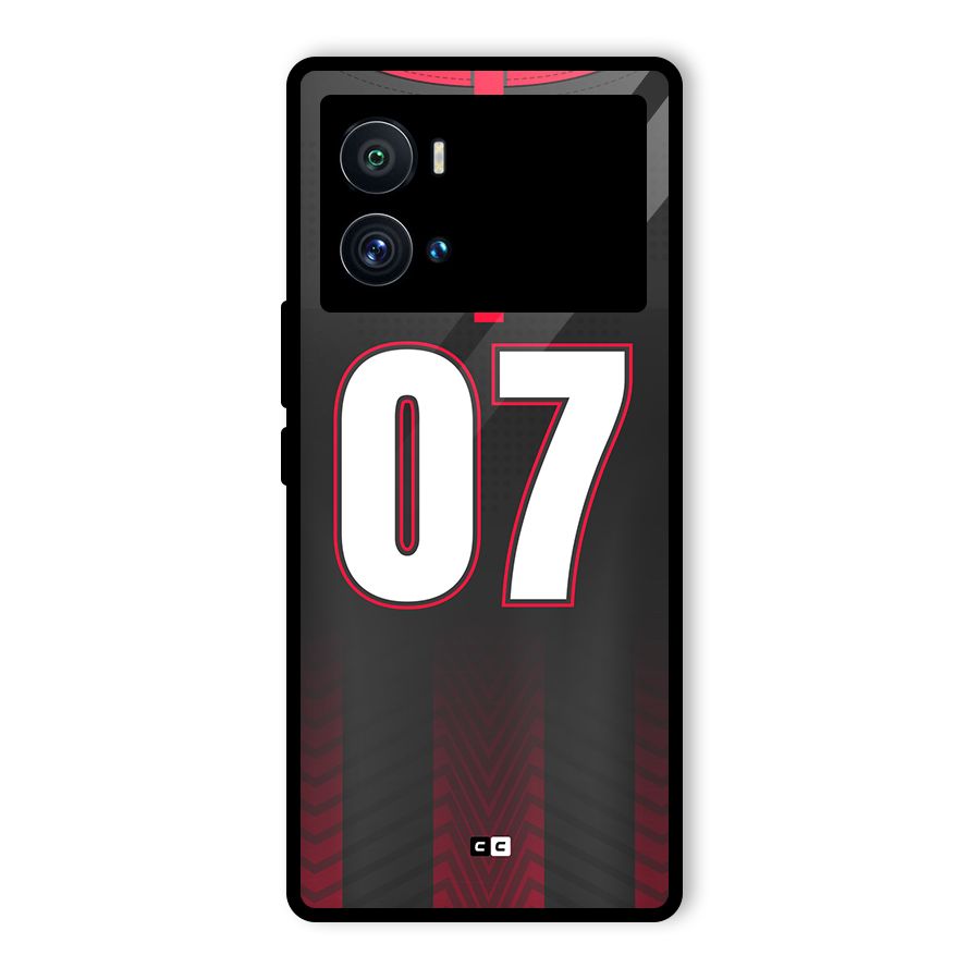 Jersy No 7 Glass Back Case for Vivo iQOO 9 Pro