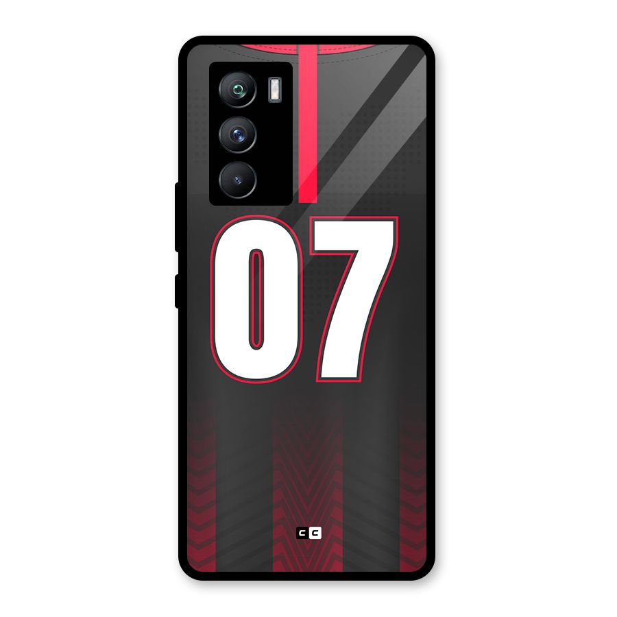 Jersy No 7 Glass Back Case for Vivo iQOO 9 SE