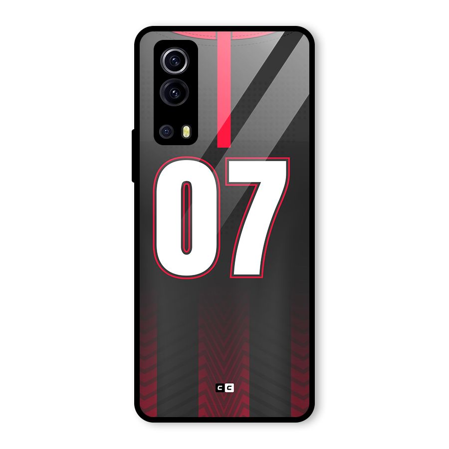 Jersy No 7 Glass Back Case for Vivo iQOO Z3