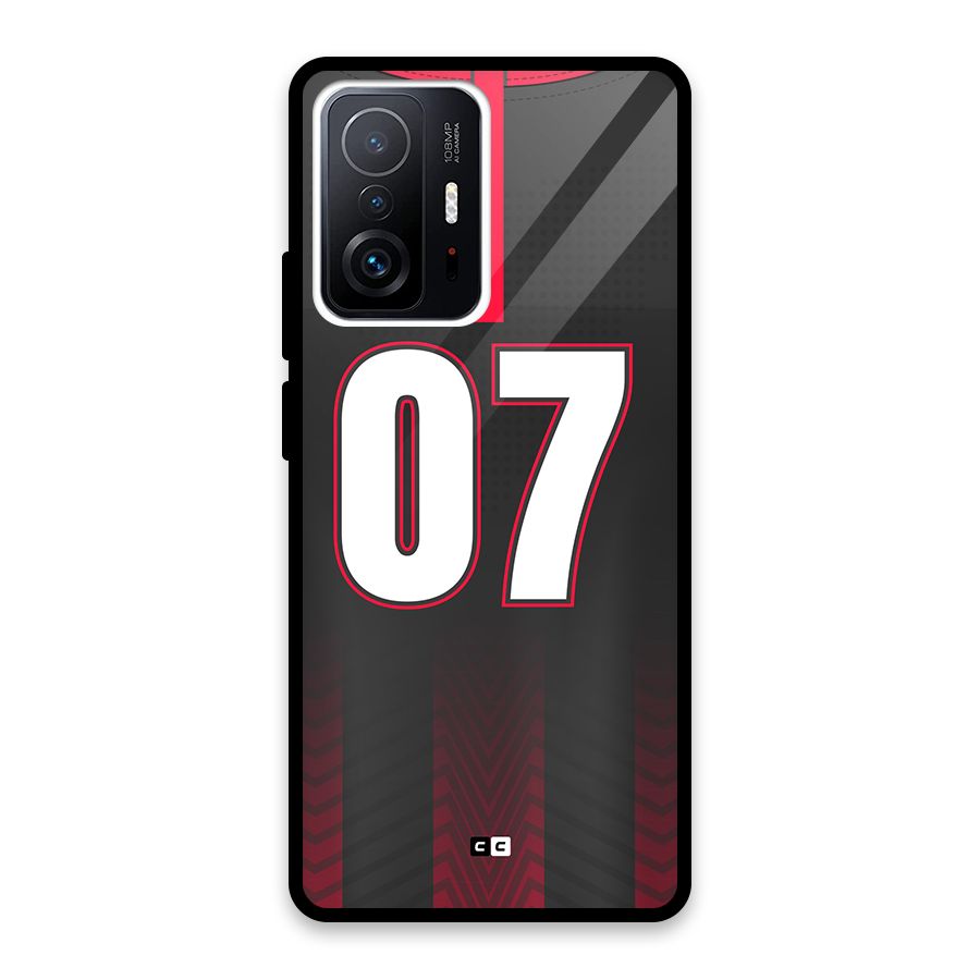 Jersy No 7 Glass Back Case for Xiaomi 11T Pro