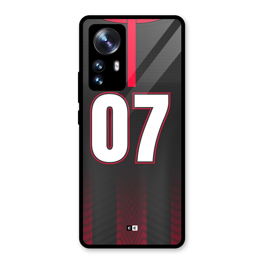 Jersy No 7 Glass Back Case for Xiaomi 12 Pro