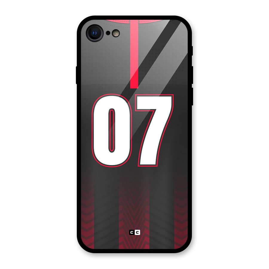 Jersy No 7 Glass Back Case for iPhone 7