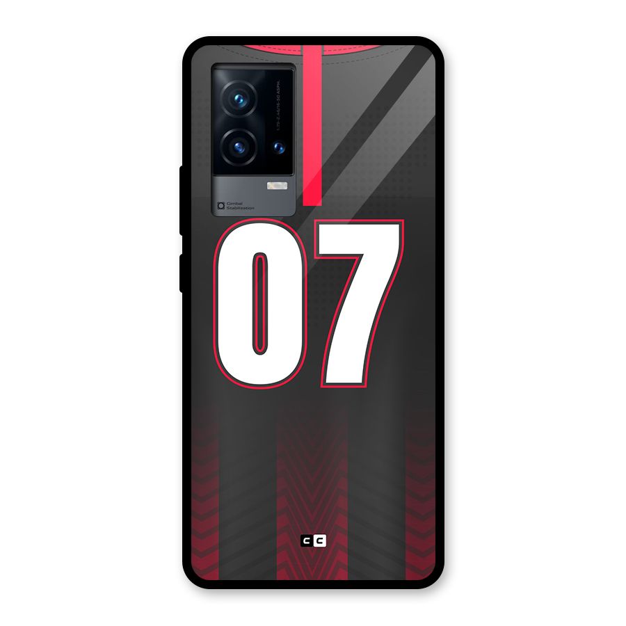 Jersy No 7 Glass Back Case for iQOO 9 5G