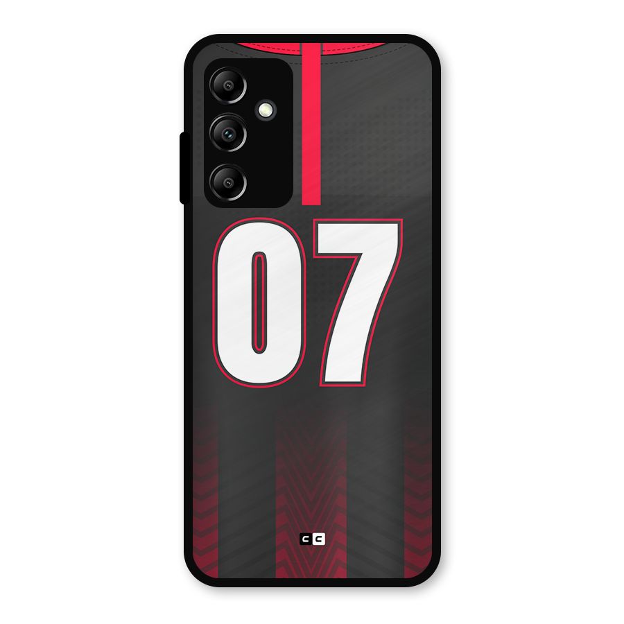 Jersy No 7 Metal Back Case for Galaxy A14 5G