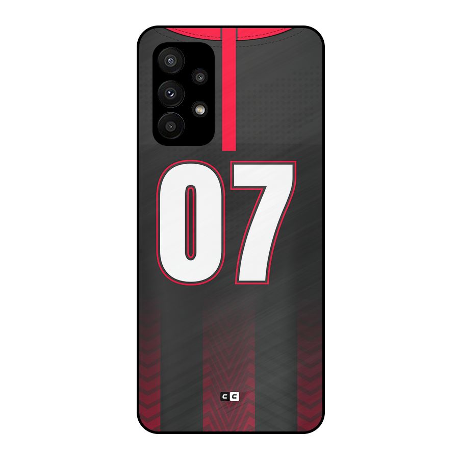 Jersy No 7 Metal Back Case for Galaxy A23
