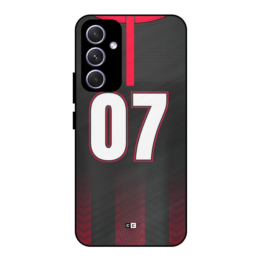 Jersy No 7 Metal Back Case for Galaxy A54