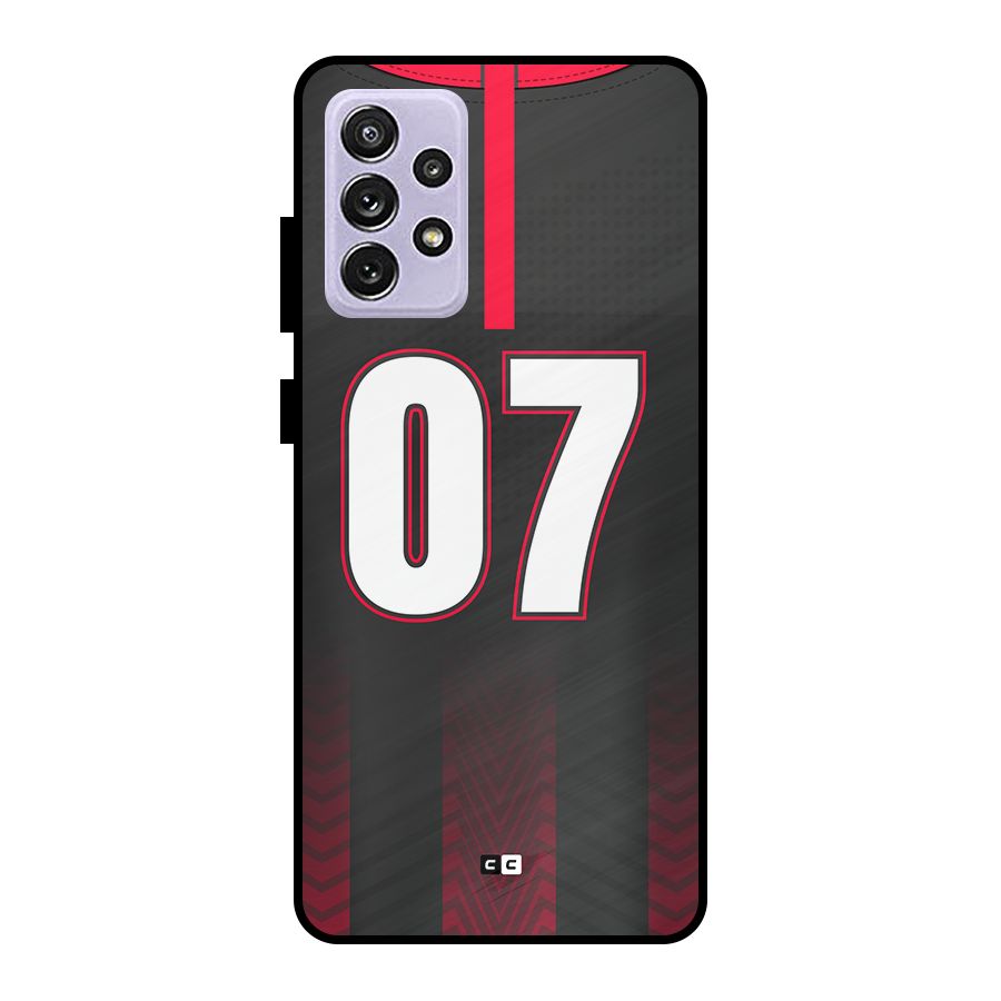 Jersy No 7 Metal Back Case for Galaxy A72