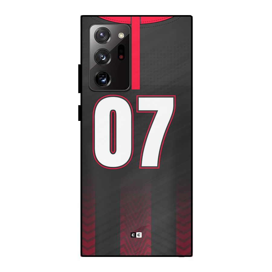 Jersy No 7 Metal Back Case for Galaxy Note 20 Ultra 5G