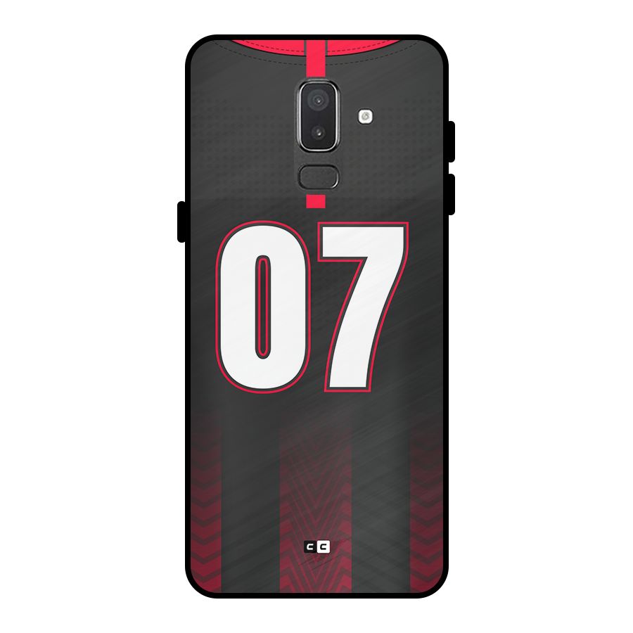 Jersy No 7 Metal Back Case for Galaxy On8 (2018)