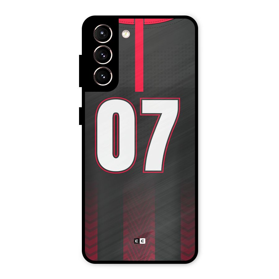 Jersy No 7 Metal Back Case for Galaxy S21 5G