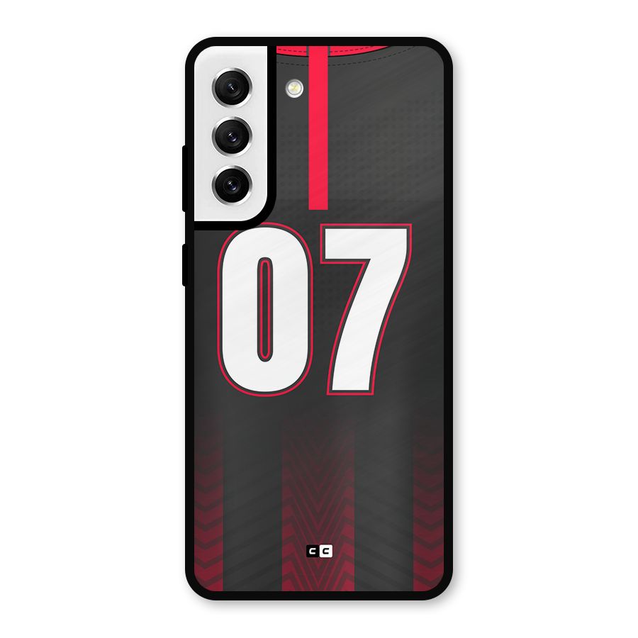 Jersy No 7 Metal Back Case for Galaxy S21 FE 5G