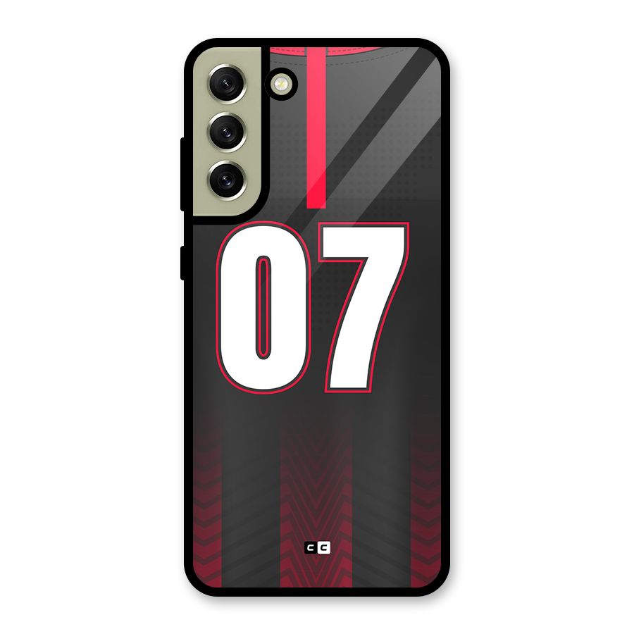 Jersy No 7 Metal Back Case for Galaxy S21 FE 5G (2023)