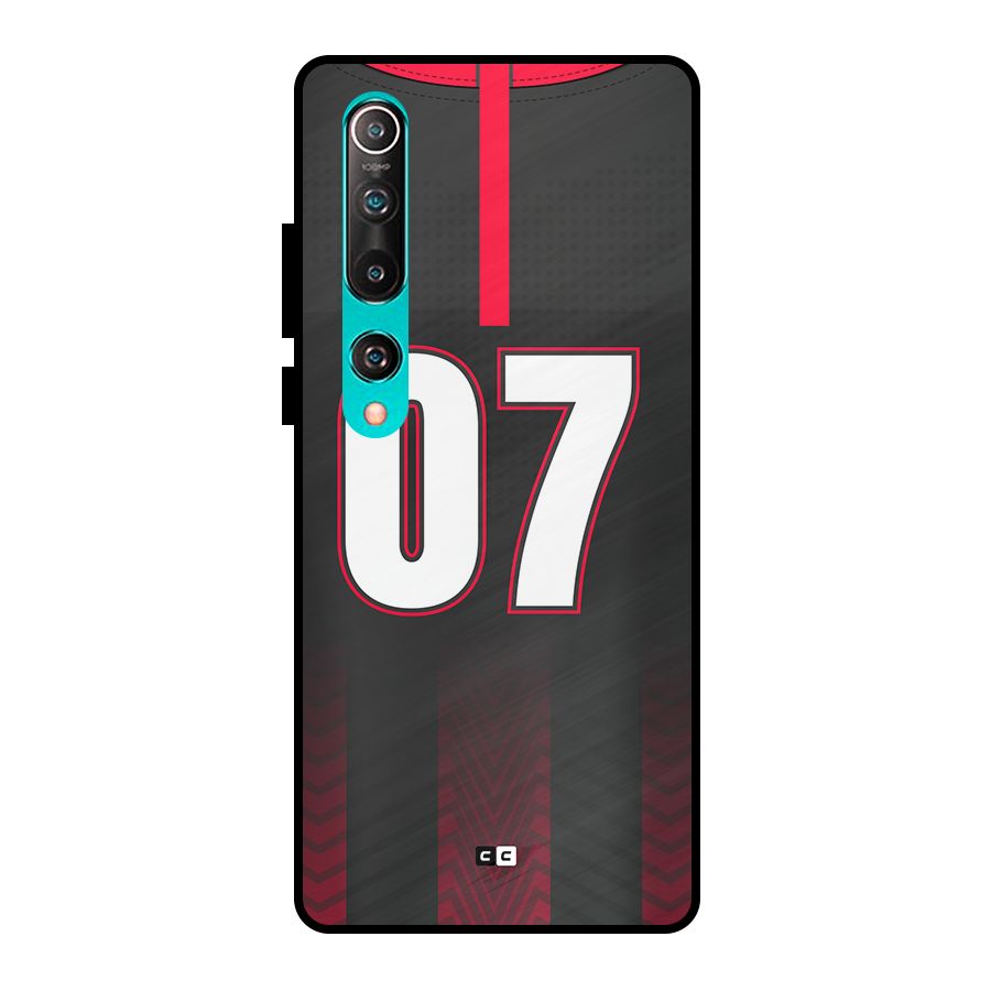 Jersy No 7 Metal Back Case for Mi 10