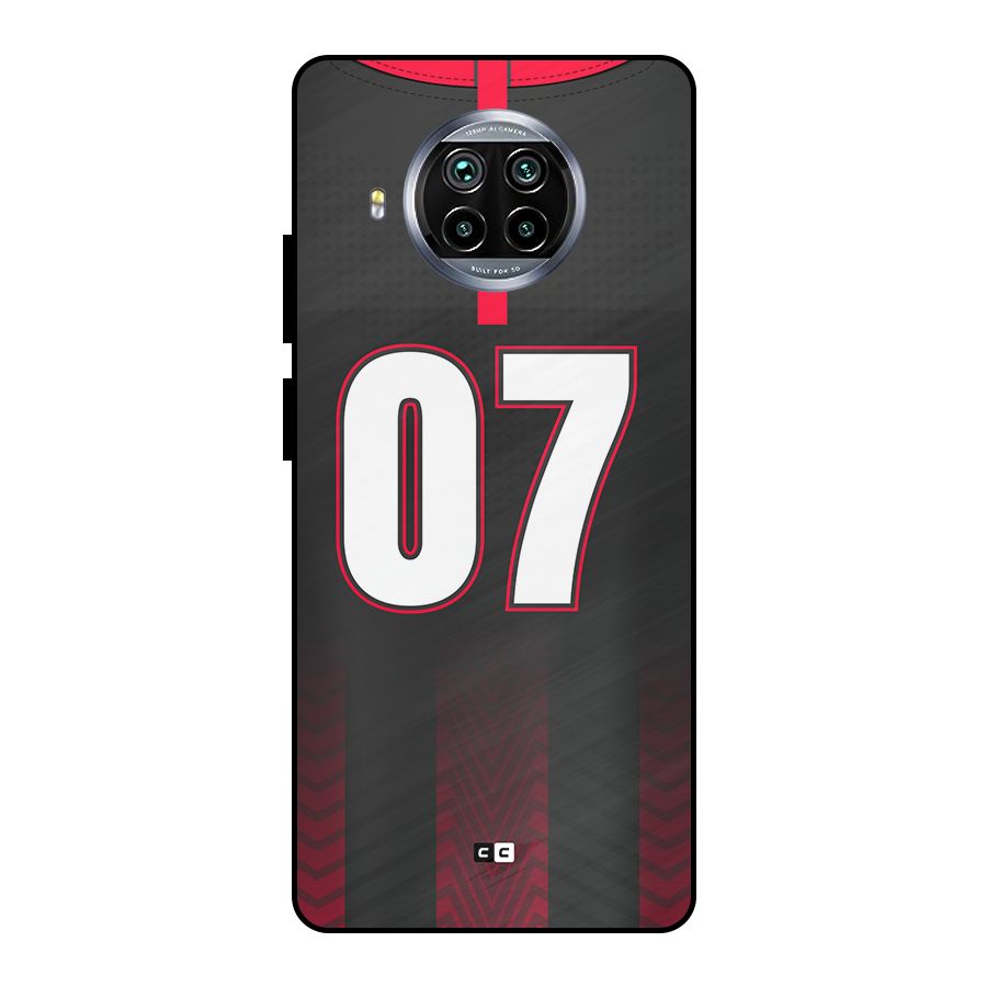 Jersy No 7 Metal Back Case for Mi 10i