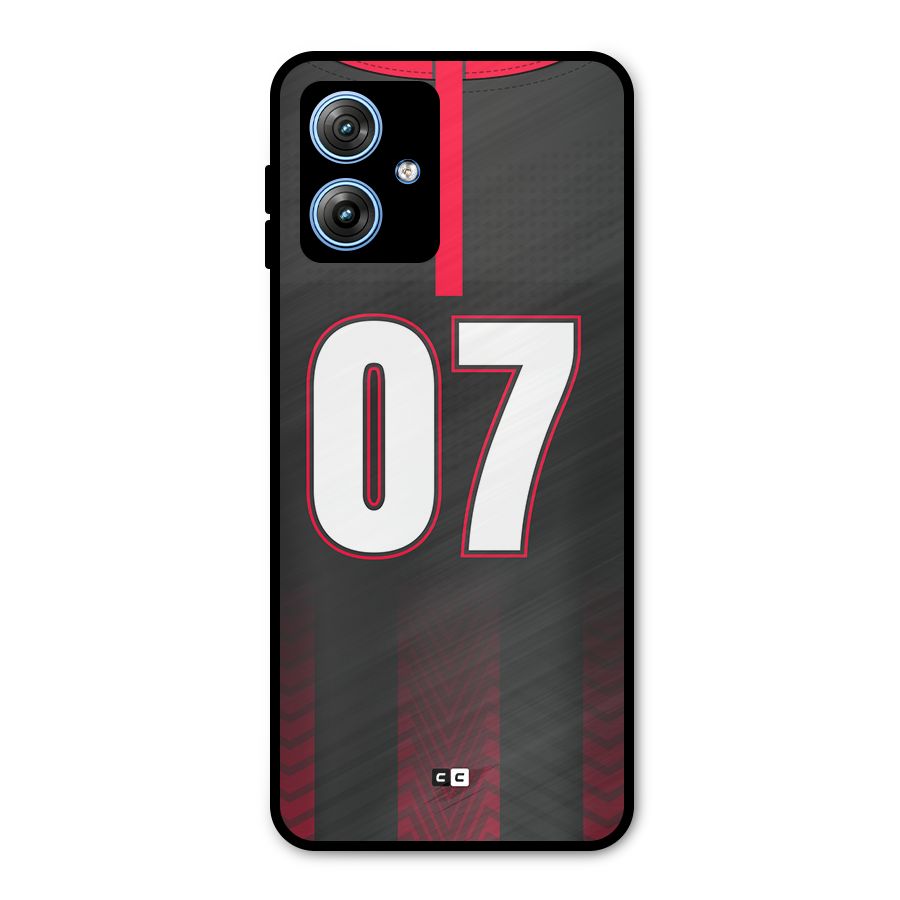 Jersy No 7 Metal Back Case for Moto G54