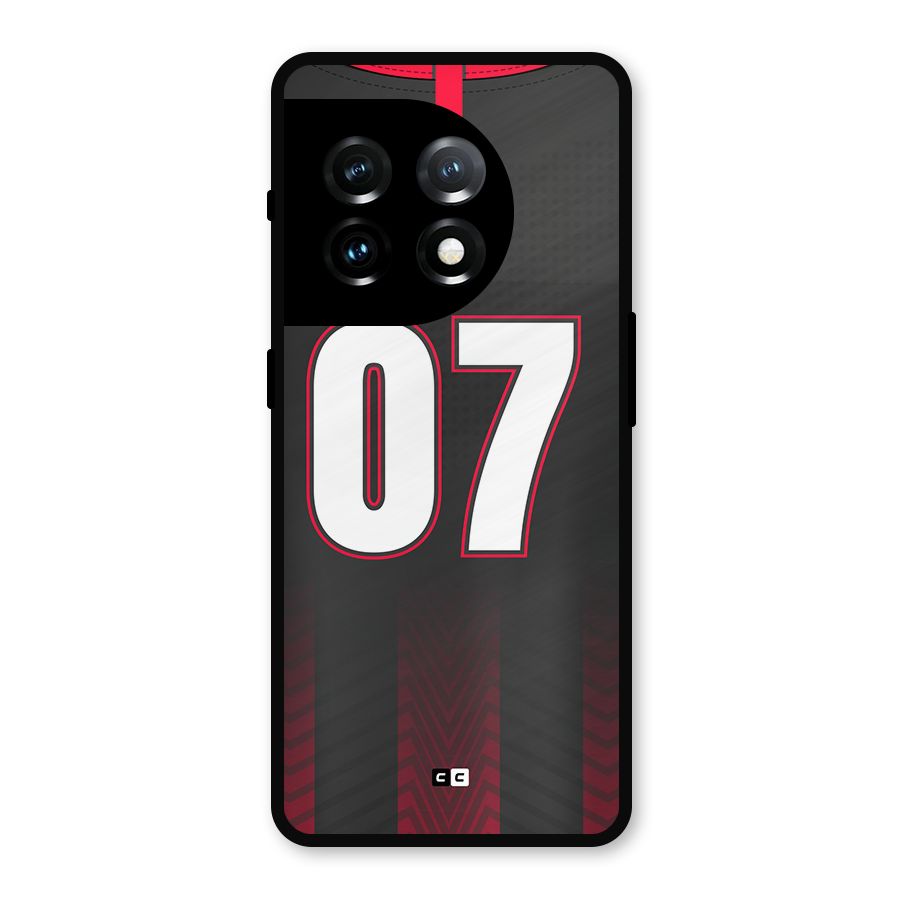 Jersy No 7 Metal Back Case for OnePlus 11