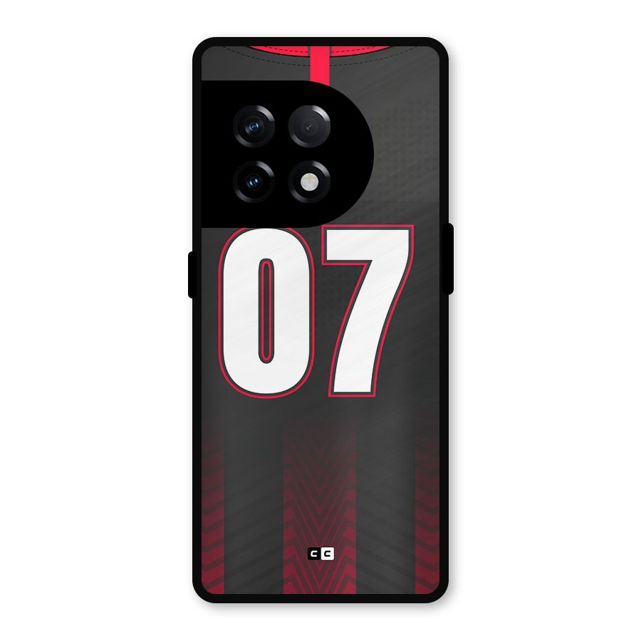 Jersy No 7 Metal Back Case for OnePlus 11R