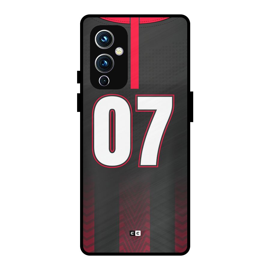 Jersy No 7 Metal Back Case for OnePlus 9