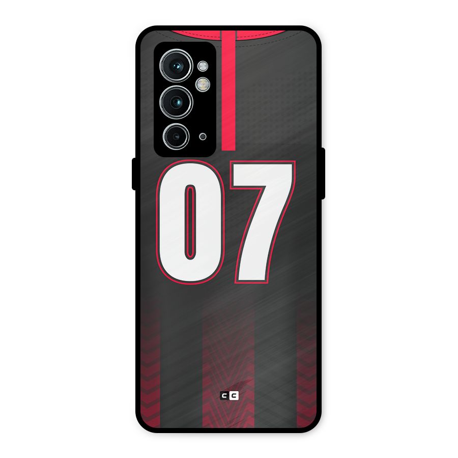 Jersy No 7 Metal Back Case for OnePlus 9RT 5G
