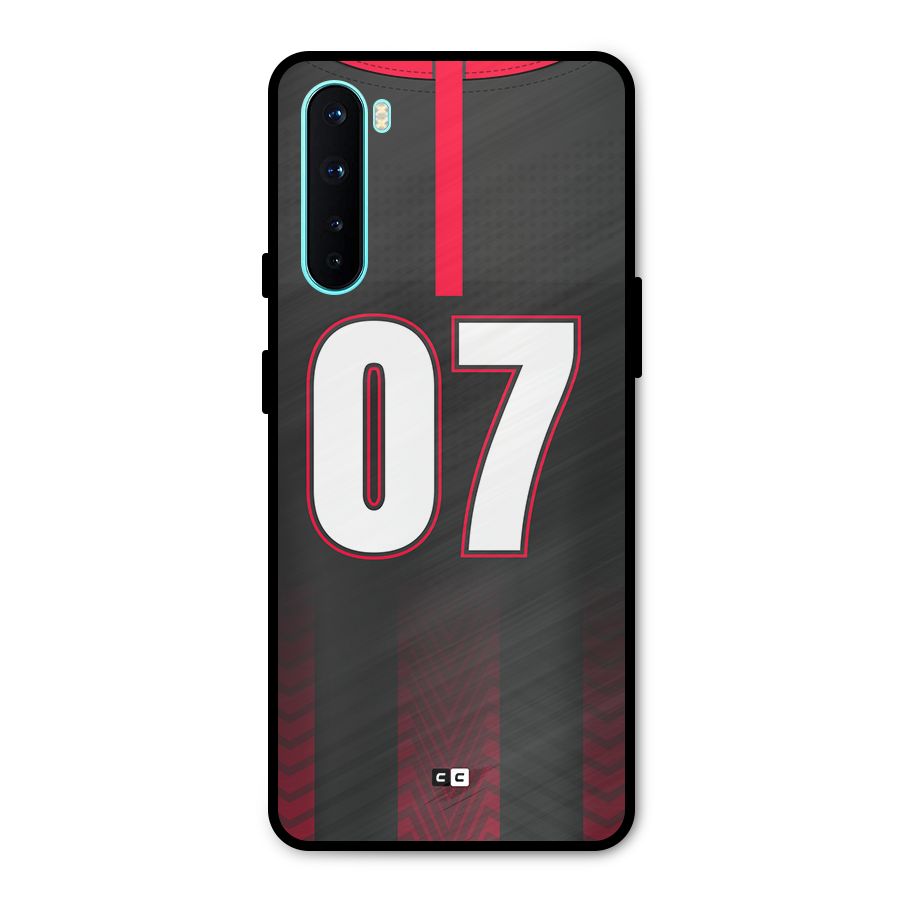 Jersy No 7 Metal Back Case for OnePlus Nord