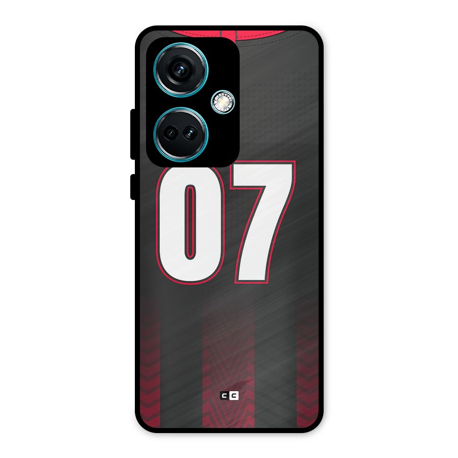 Jersy No 7 Metal Back Case for OnePlus Nord CE 3 5G