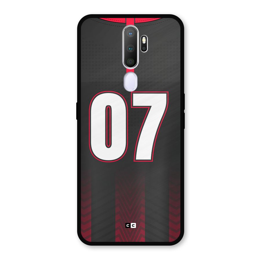 Jersy No 7 Metal Back Case for Oppo A5 (2020)