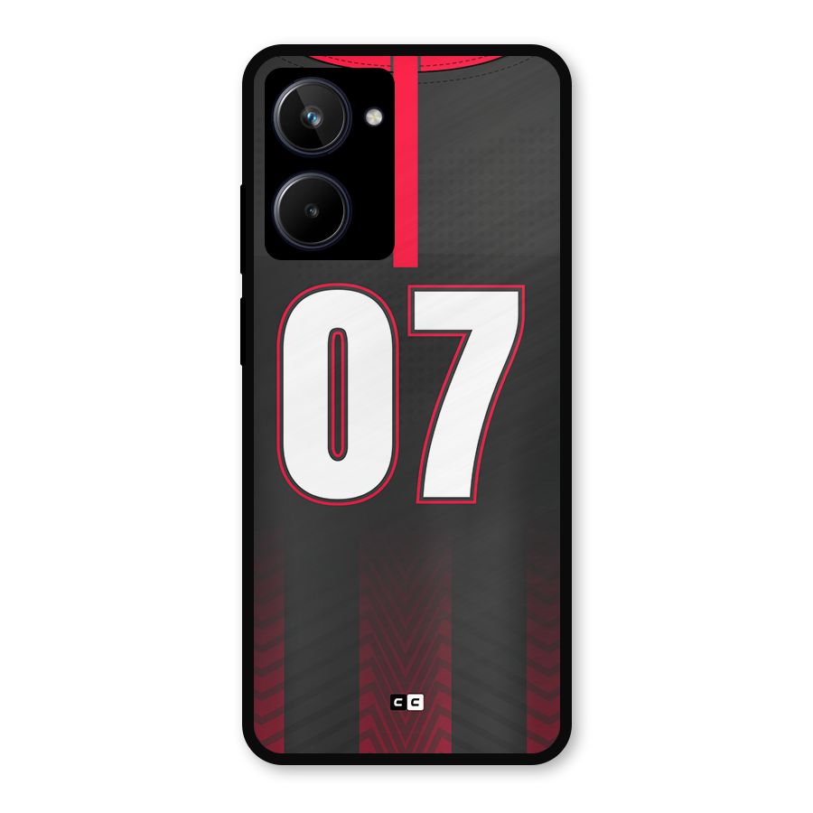 Jersy No 7 Metal Back Case for Realme 10