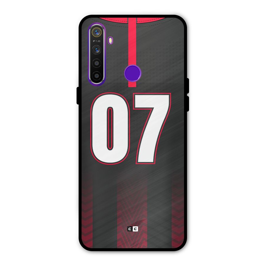 Jersy No 7 Metal Back Case for Realme 5