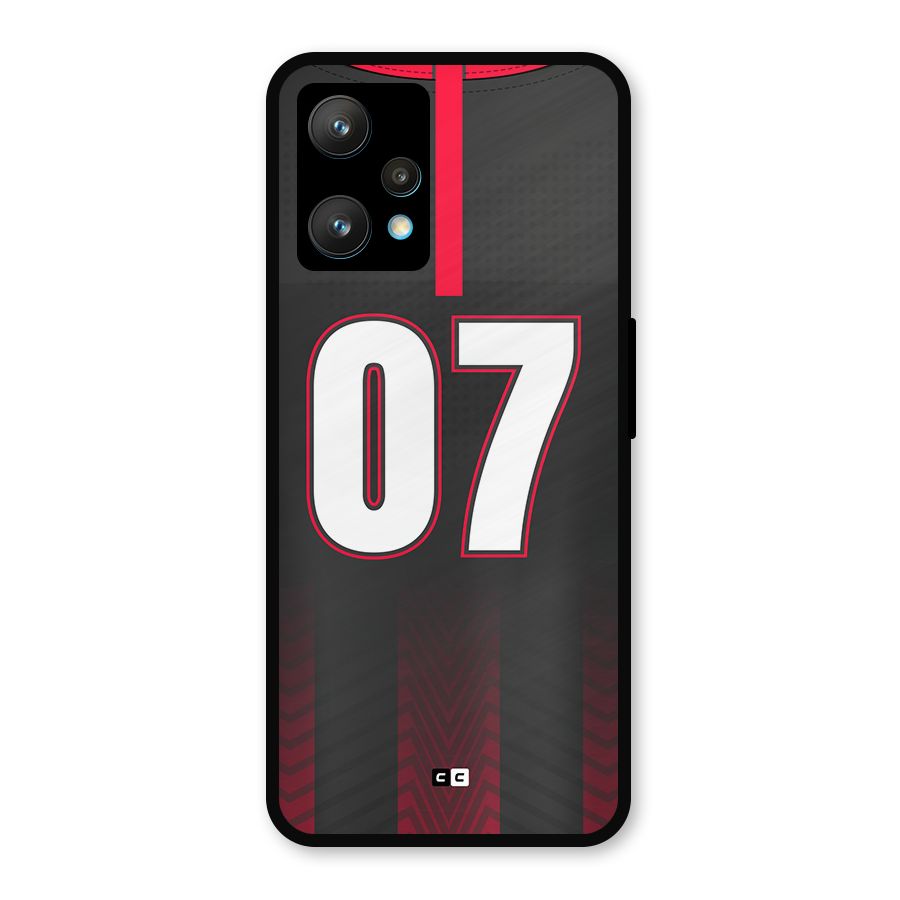 Jersy No 7 Metal Back Case for Realme 9