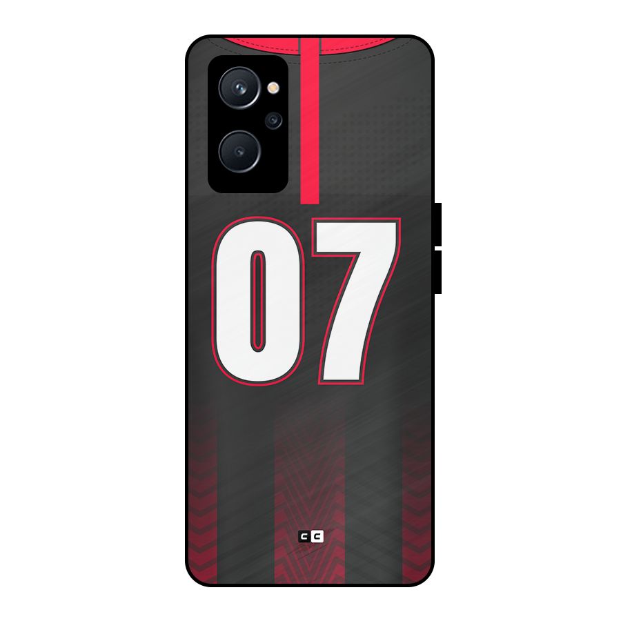 Jersy No 7 Metal Back Case for Realme 9i 5G