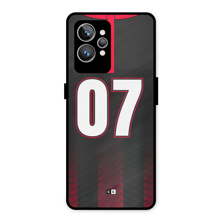 Jersy No 7 Metal Back Case for Realme GT2 Pro