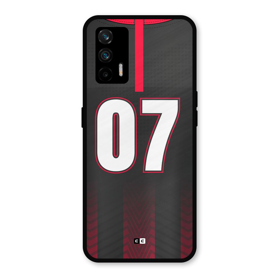 Jersy No 7 Metal Back Case for Realme GT 5G