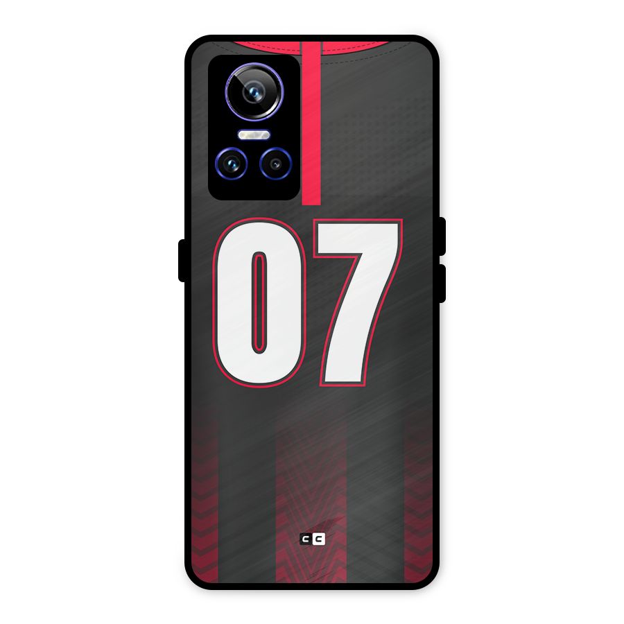Jersy No 7 Metal Back Case for Realme GT Neo 3